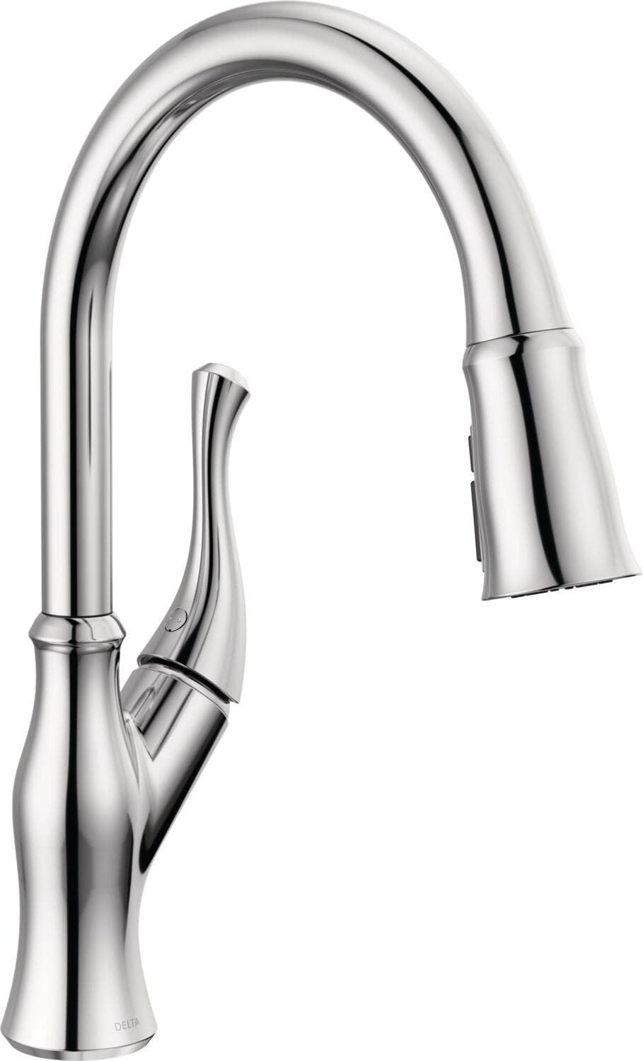 Chrome Touch Kitchen Faucet with Pull-out Spray