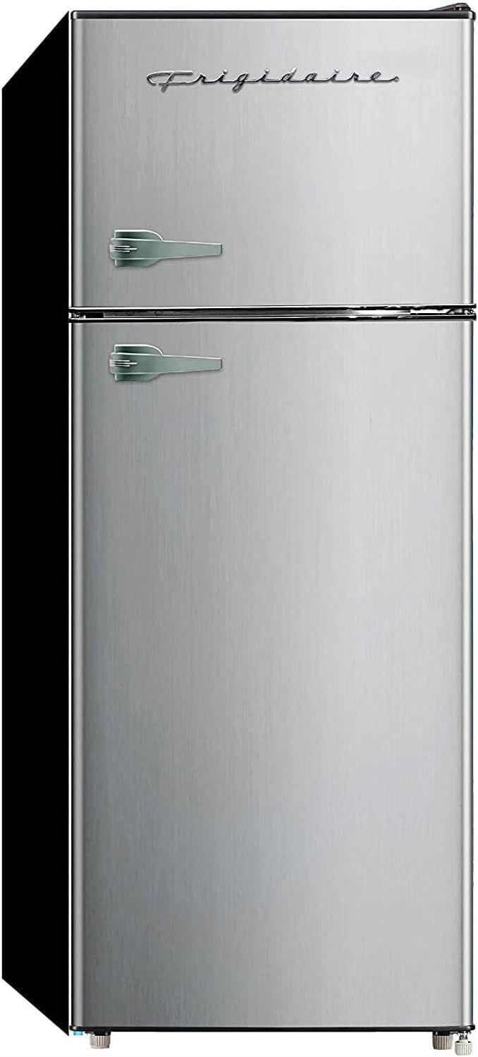 Frigidaire 7.5 Cu Ft Stainless Steel Compact Refrigerator with Freezer