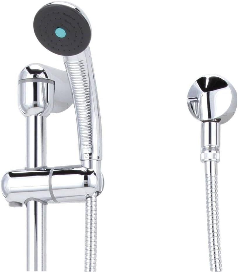 Chrome Adjustable Height Wall Mounted Handheld Shower