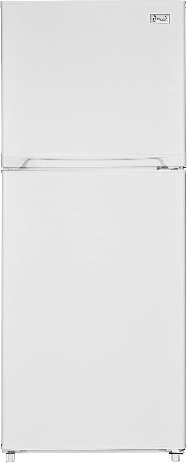 Compact White Energy Star Bottom Freezer Refrigerator