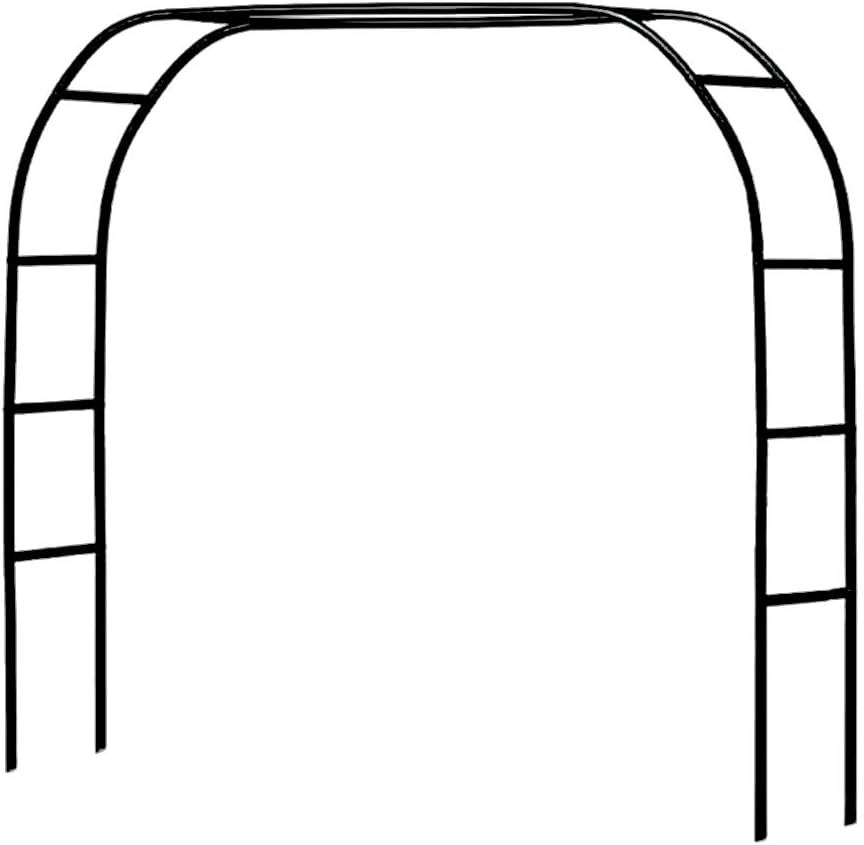 Black Metal Adjustable Garden Arbor for Climbing Plants