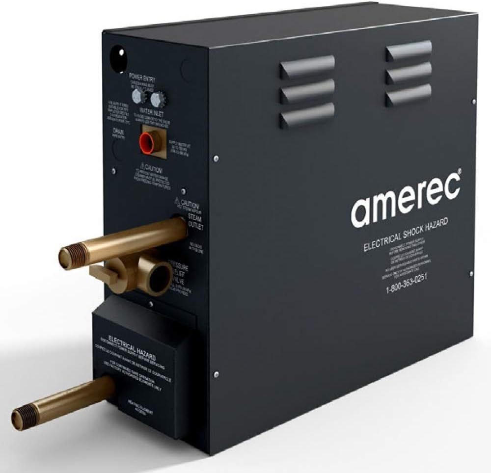 Amerec AK11 11kW Black Stainless Steel Steam Generator