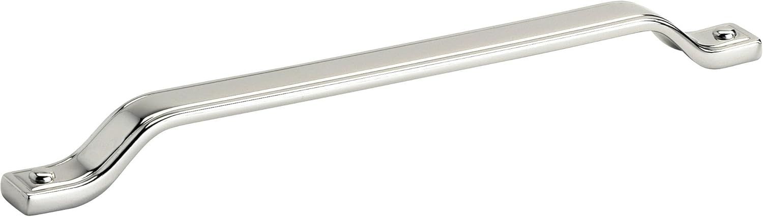 Polished Nickel 10-Inch Cabinet Pull with Mounting Hardware