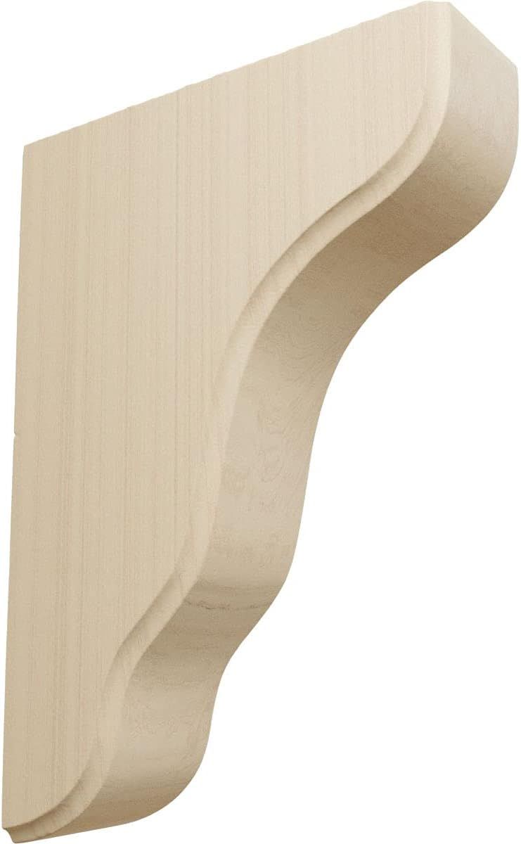 Plymouth Natural Rubberwood Decorative Corbel Bracket