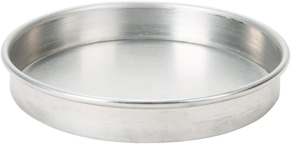 6-Inch Silver Aluminum Round Pizza Pan