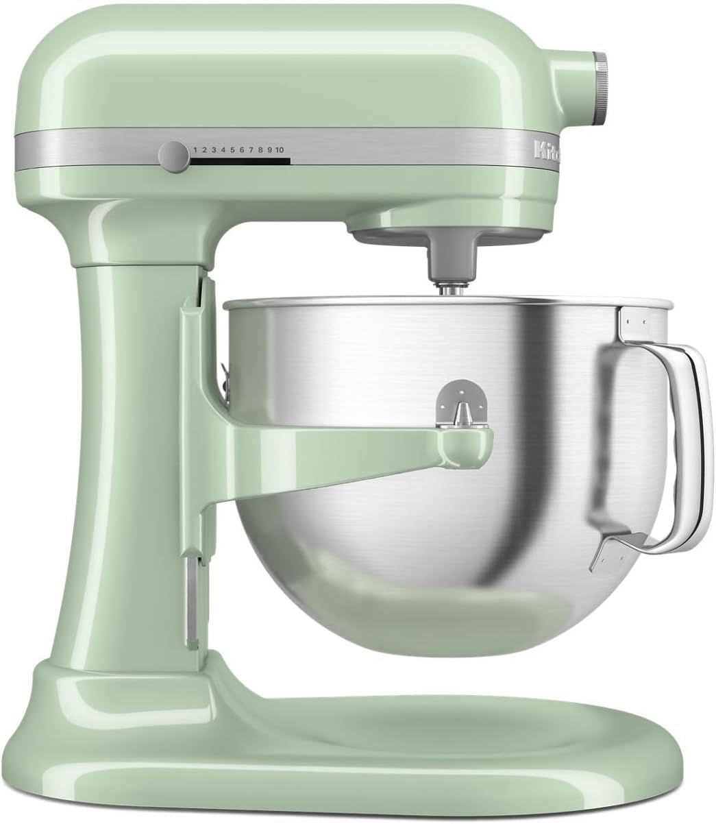 Pistachio Green Stainless Steel Bowl-Lift Kitchen Machine