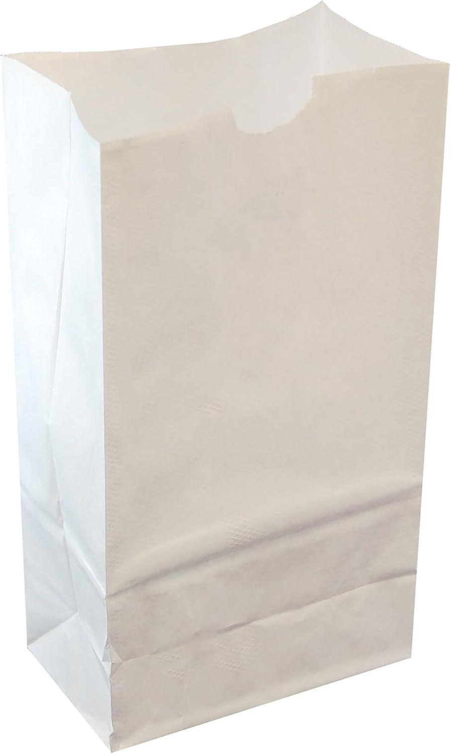 White Paper Luminaria Bags for Holiday Decor, Set of 100