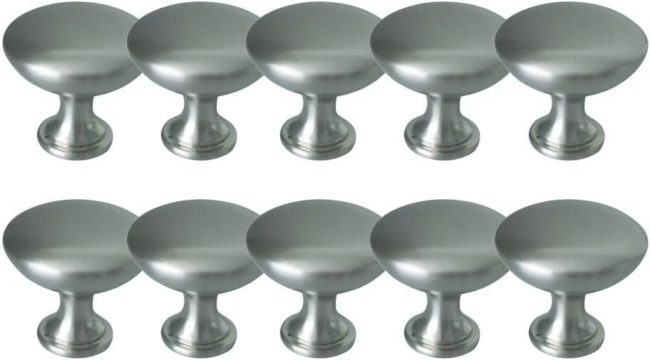 Midtown Satin Nickel Round Cabinet Knob Value Pack