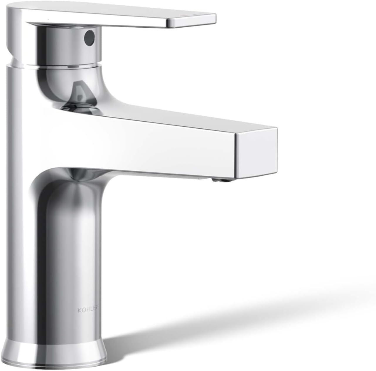 Polished Chrome Single-Handle Bathroom Sink Faucet