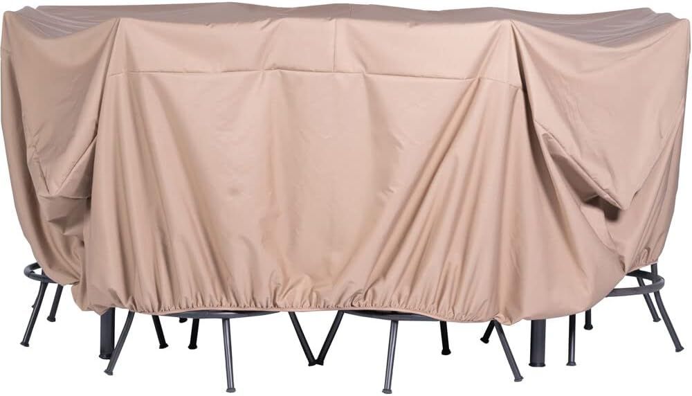 Nude Sun Resistant Outdoor Furniture Cover for 5-Piece Set