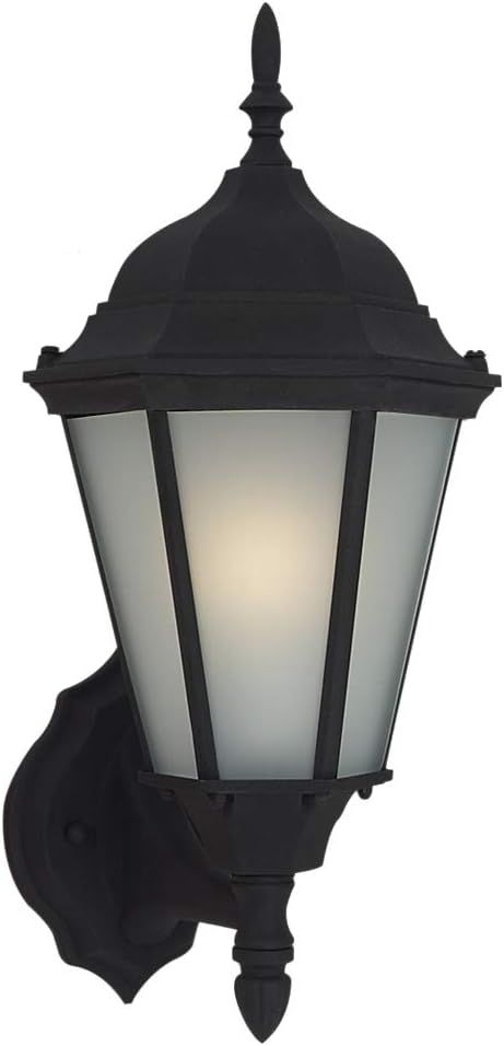 Bakersville 17" Black Transitional Outdoor Wall Lantern