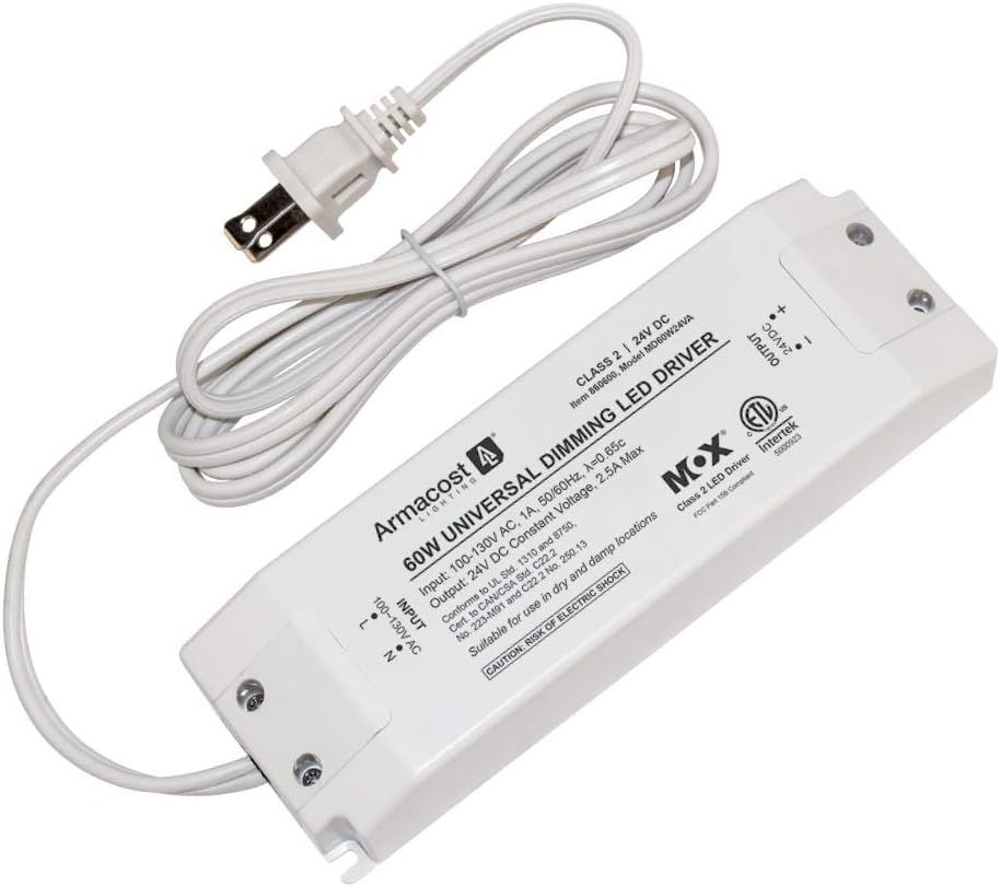 Armacost 60W White Universal Dimmable LED Driver