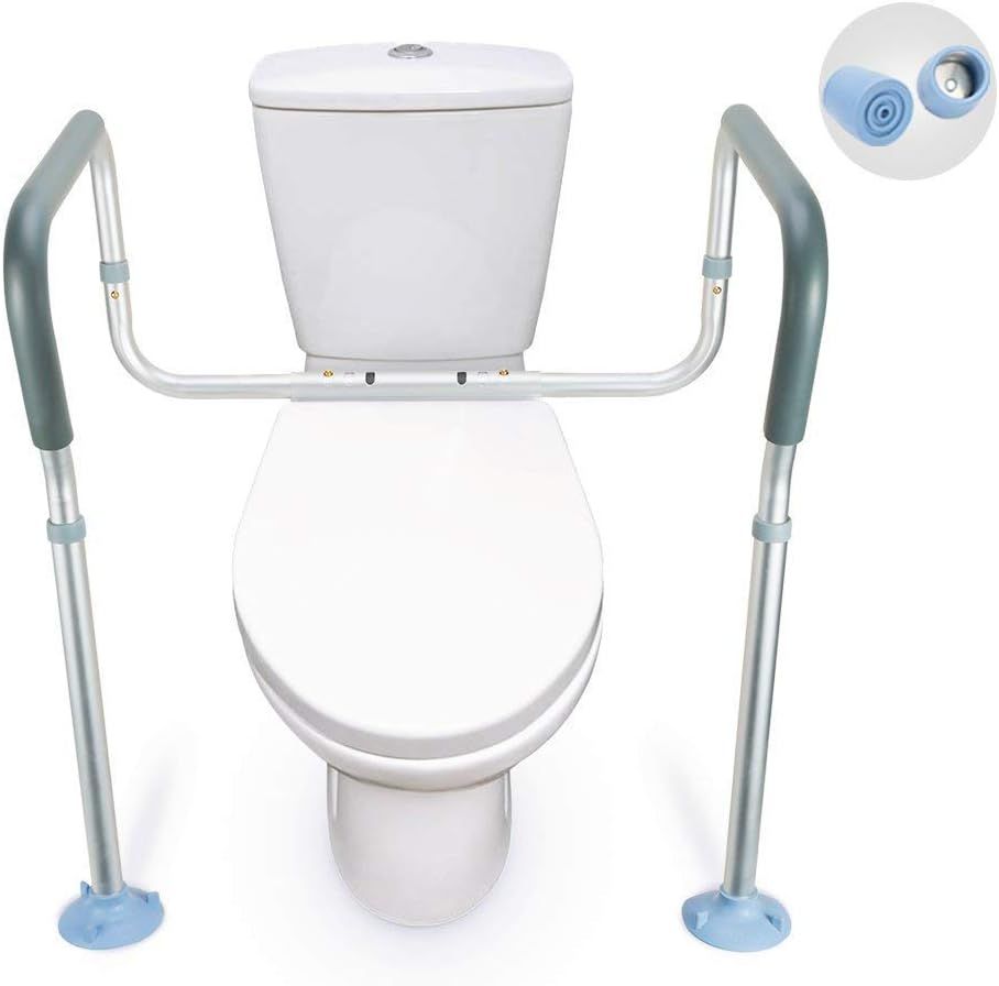 Adjustable Metal Toilet Safety Handrail for Elderly and Disabled