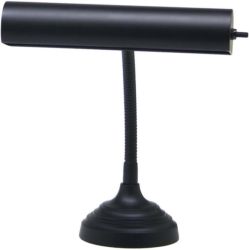 House Of Troy AP10-20-7 Advent Collection 11-1/2-Inch Gooseneck Portable Piano/Desk Lamp, Black