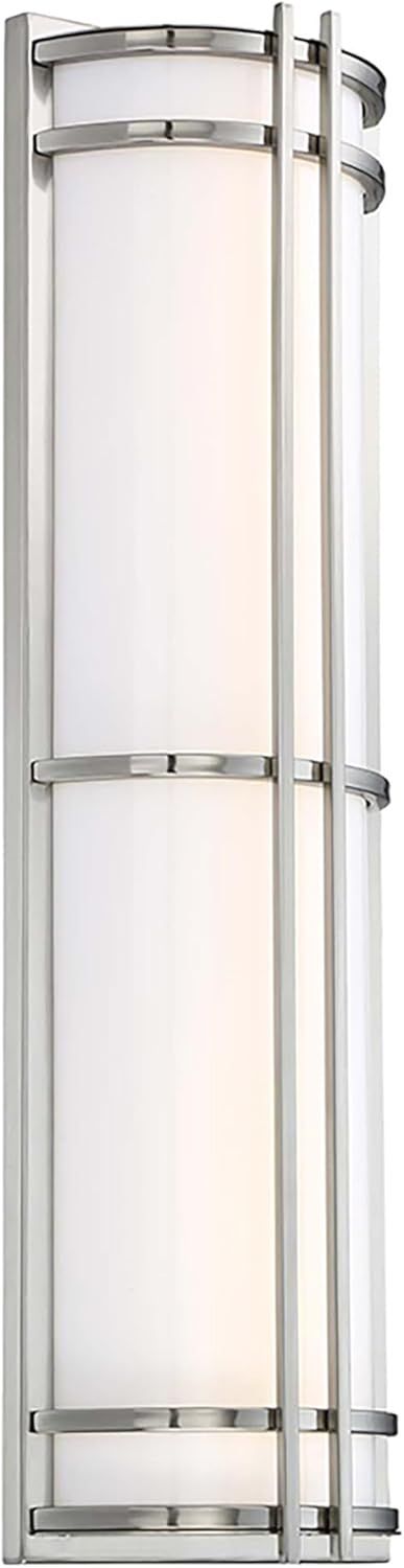 Skyscraper 27" Stainless Steel LED Outdoor Wall Sconce