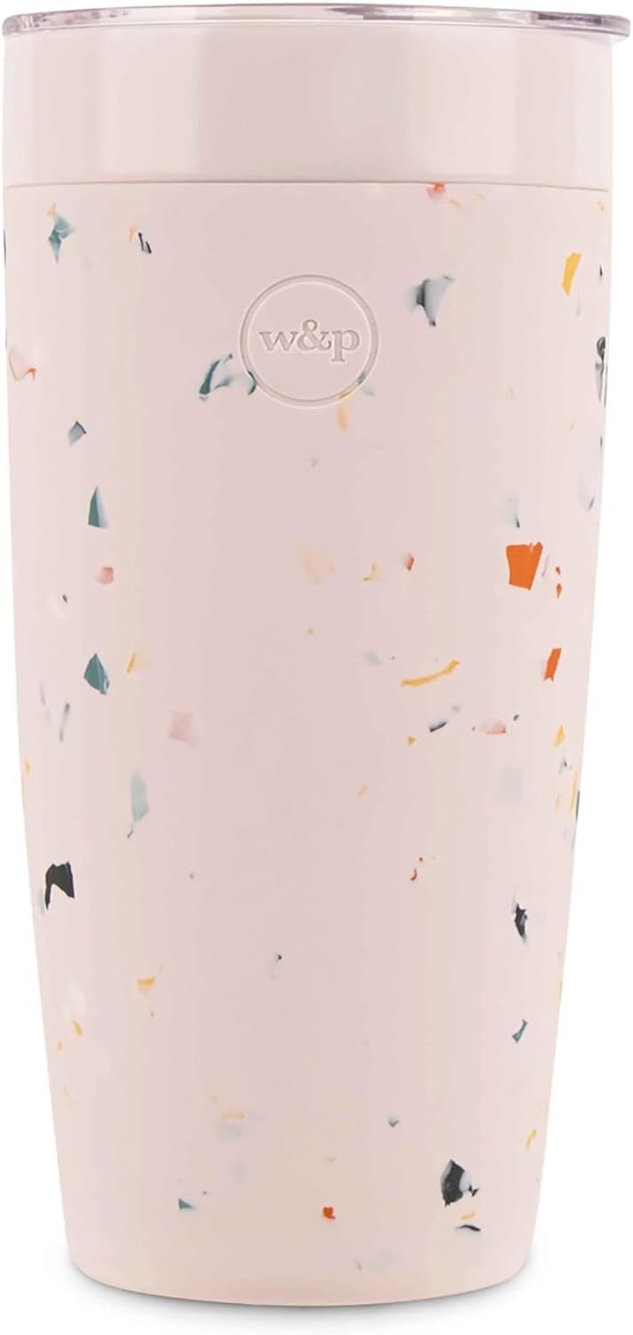 Terrazzo Blush 20 oz Ceramic Coated Insulated Tumbler