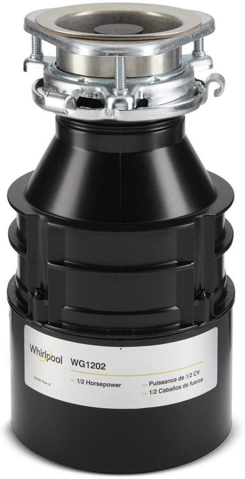 Whirlpool 1/2 HP Continuous Feed Garbage Disposal