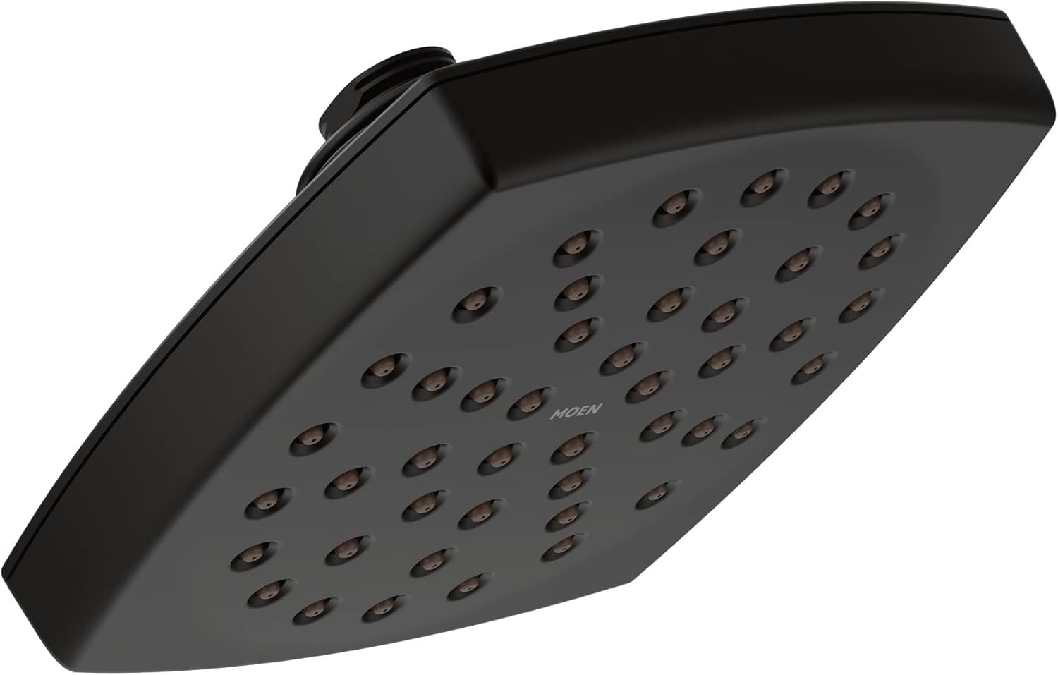 Matte Black Square Wall Mounted Rain Showerhead