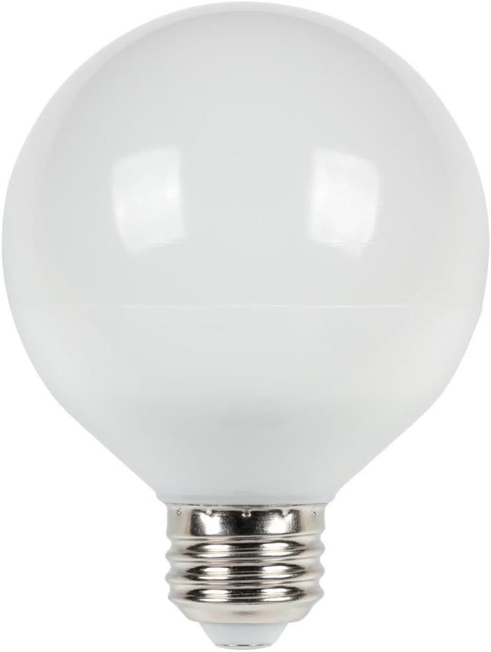 White Frosted Dimmable LED Globe Light Bulb