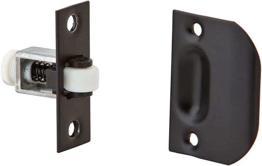 Oil Rubbed Bronze Adjustable Roller Catch for Cabinet Doors