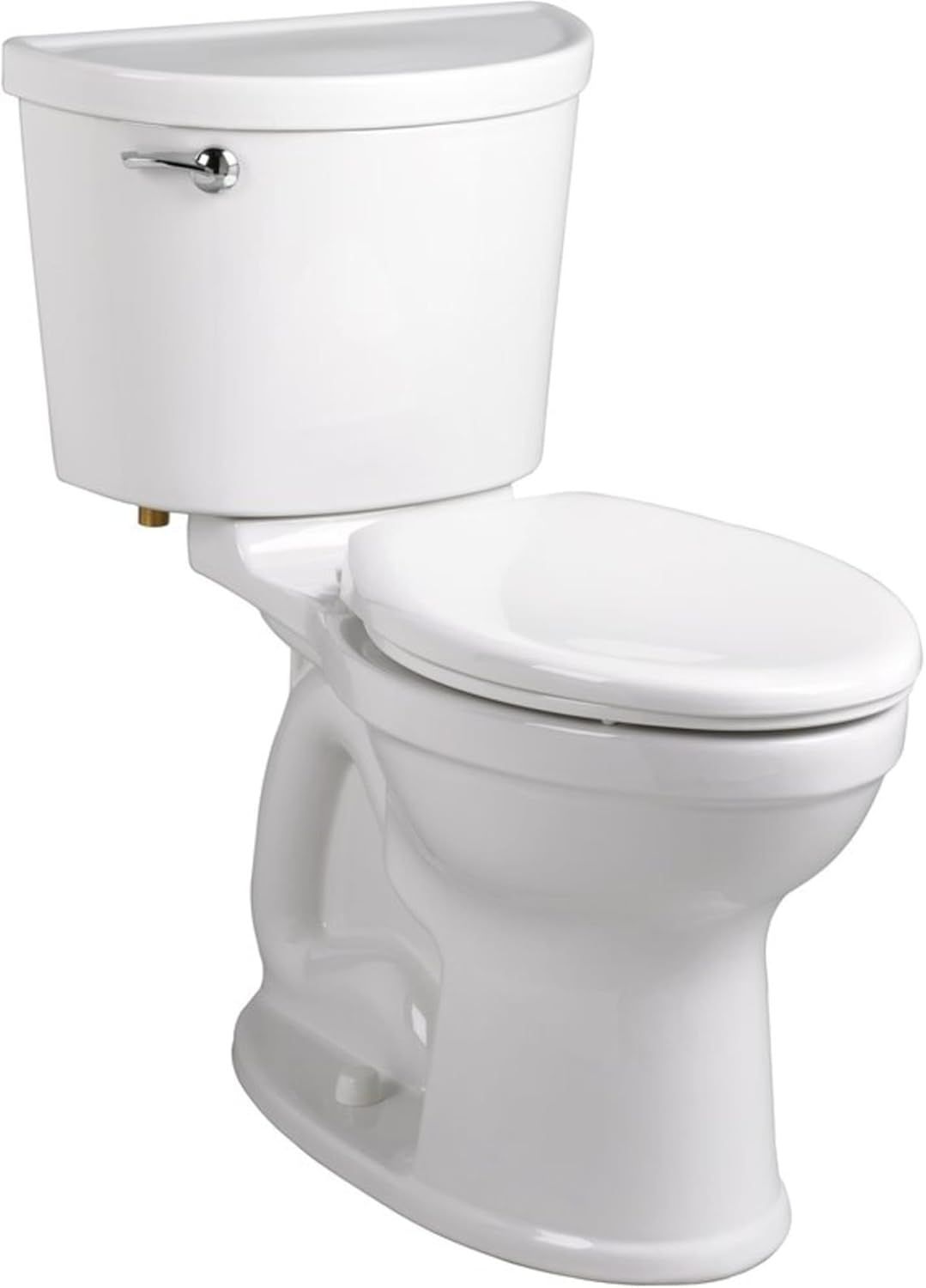 White Elongated Two-Piece High Efficiency Toilet