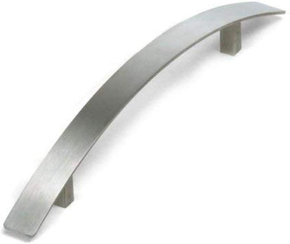 Melrose Silver Steel Arch Pull with Mounting Hardware