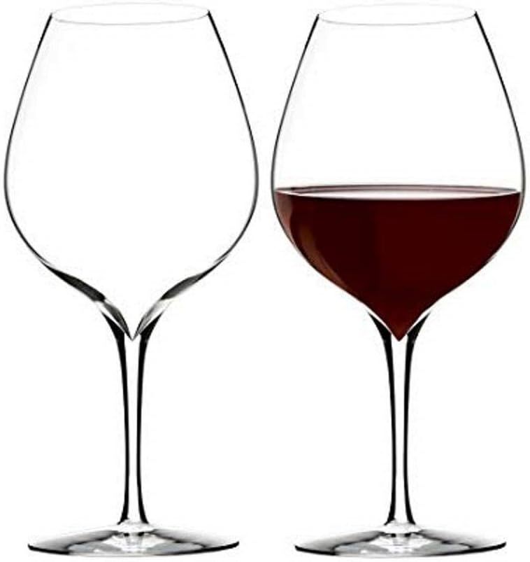 Elegance Clear Crystal Merlot Wine Glass Set