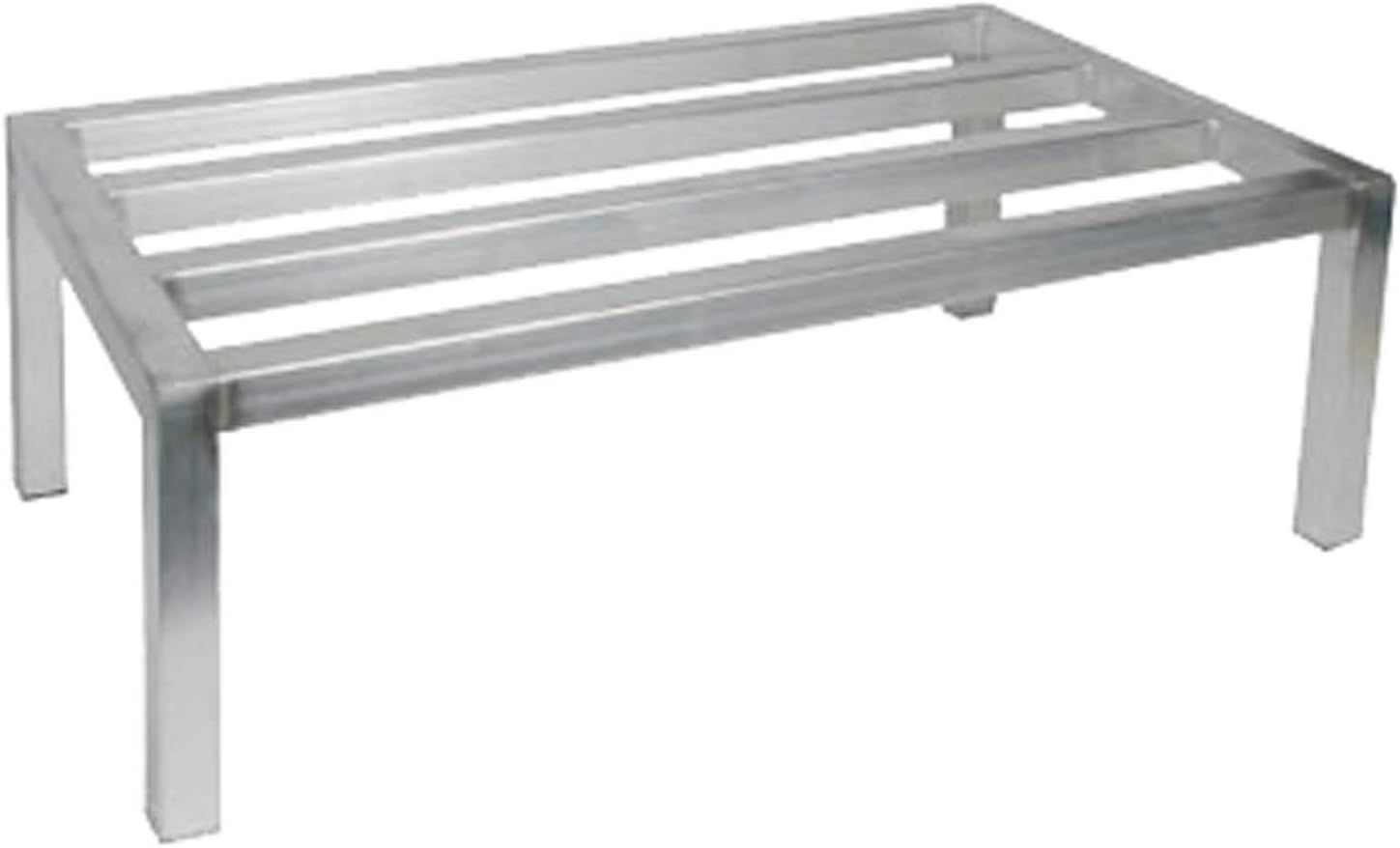 60-Inch Aluminum Kitchen Dunnage Rack with 1200-Pound Capacity