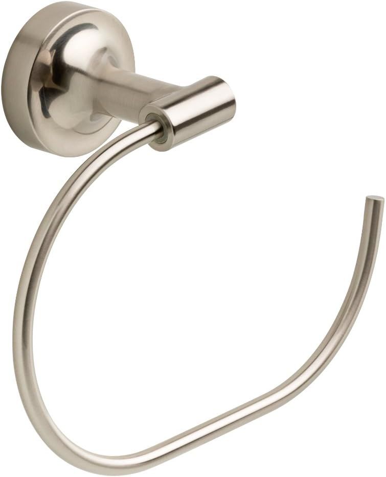 Voisin Brushed Nickel Wall Mounted Towel Ring