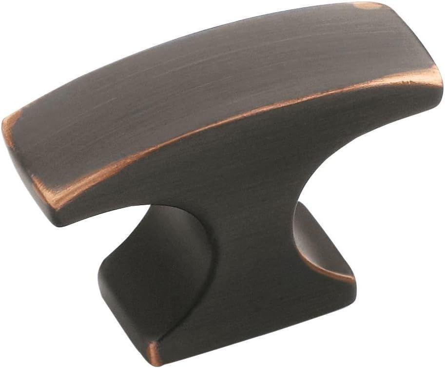 Oil Rubbed Bronze T-Handle Cabinet Knob with Mounting Hardware