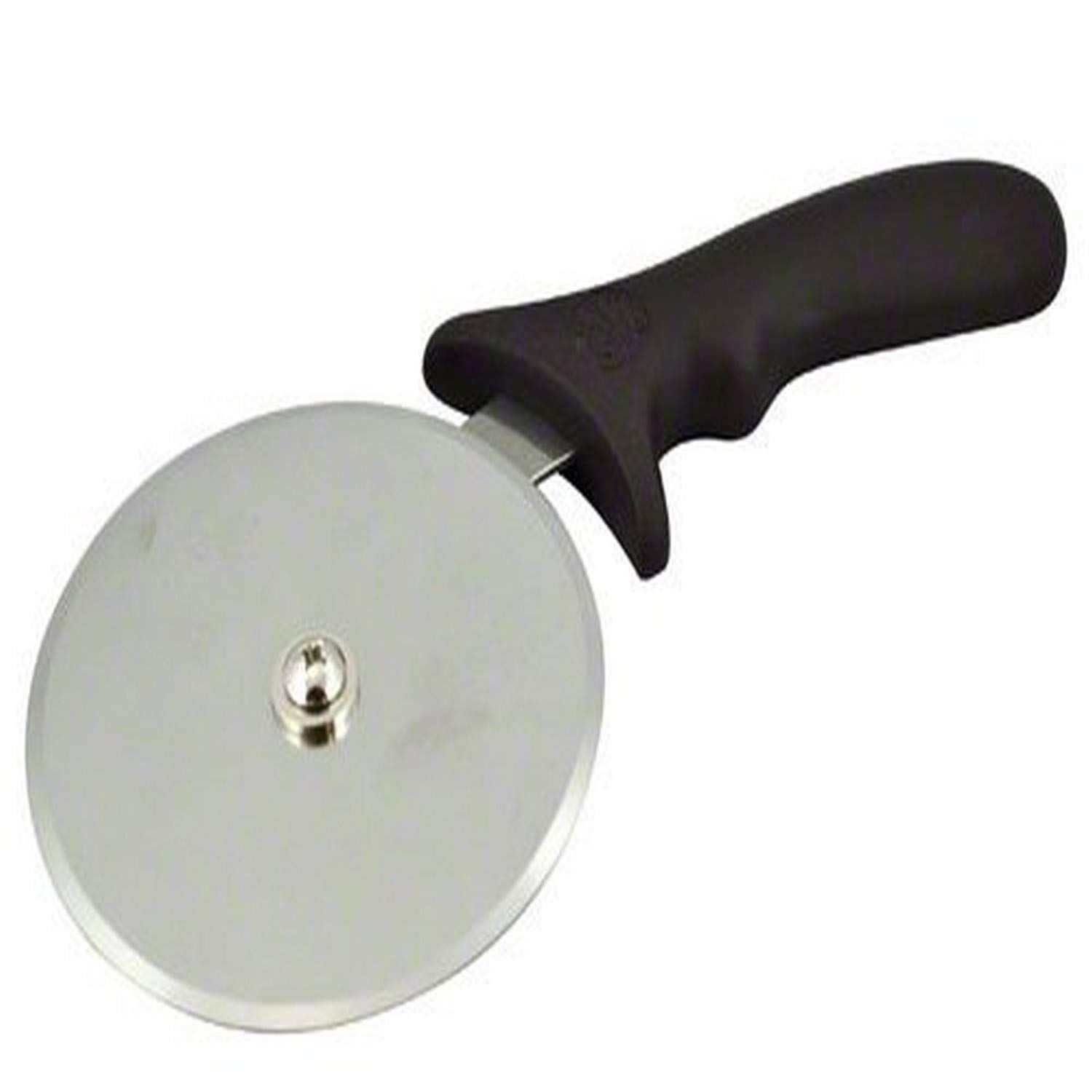 5" Stainless Steel Blade Black Plastic Handle Pizza Cutter