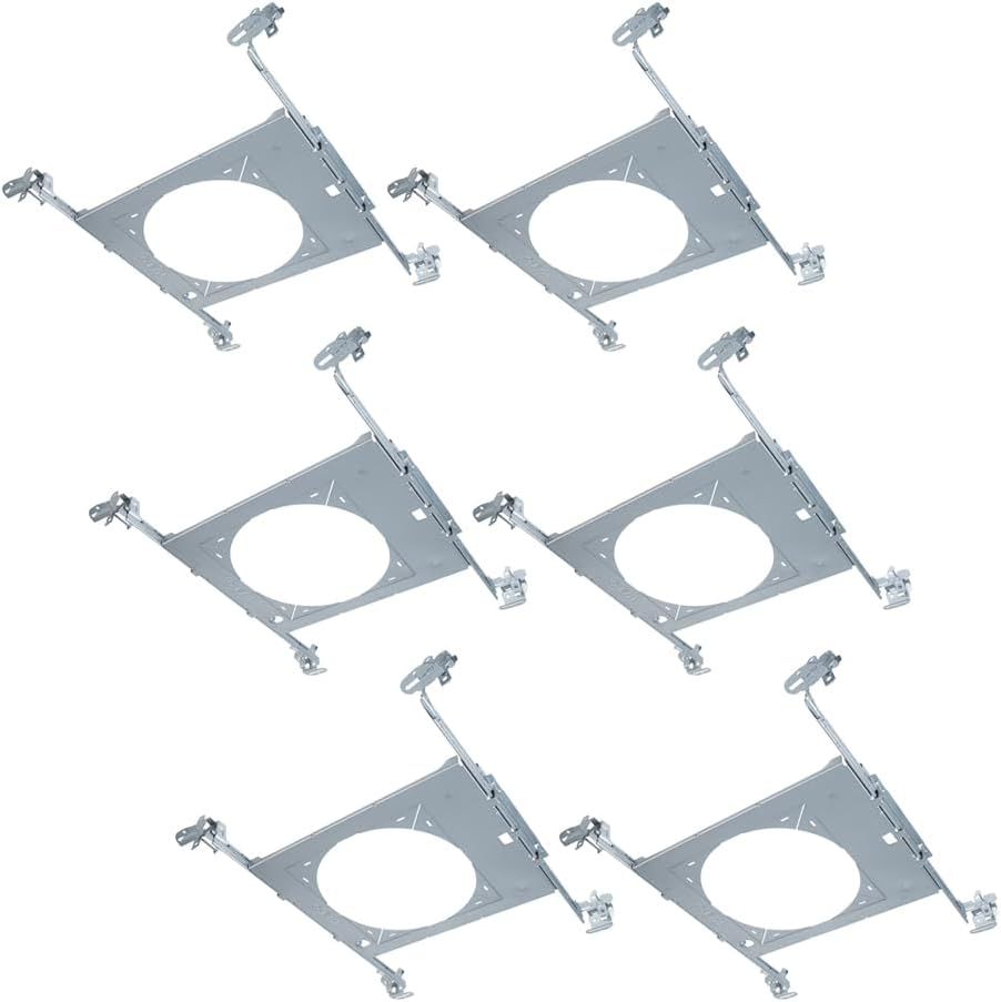 Halo 6-Inch Gray Steel LED Mounting Frame