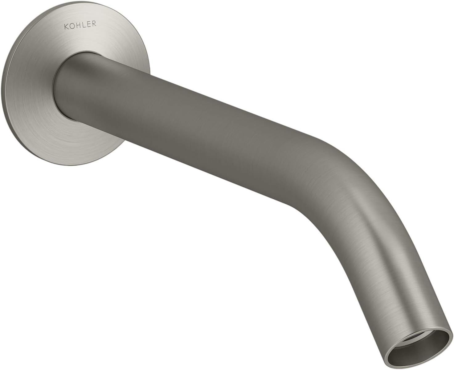 Modern Wall-Mount Bathroom Sink Faucet in Vibrant Brushed Nickel