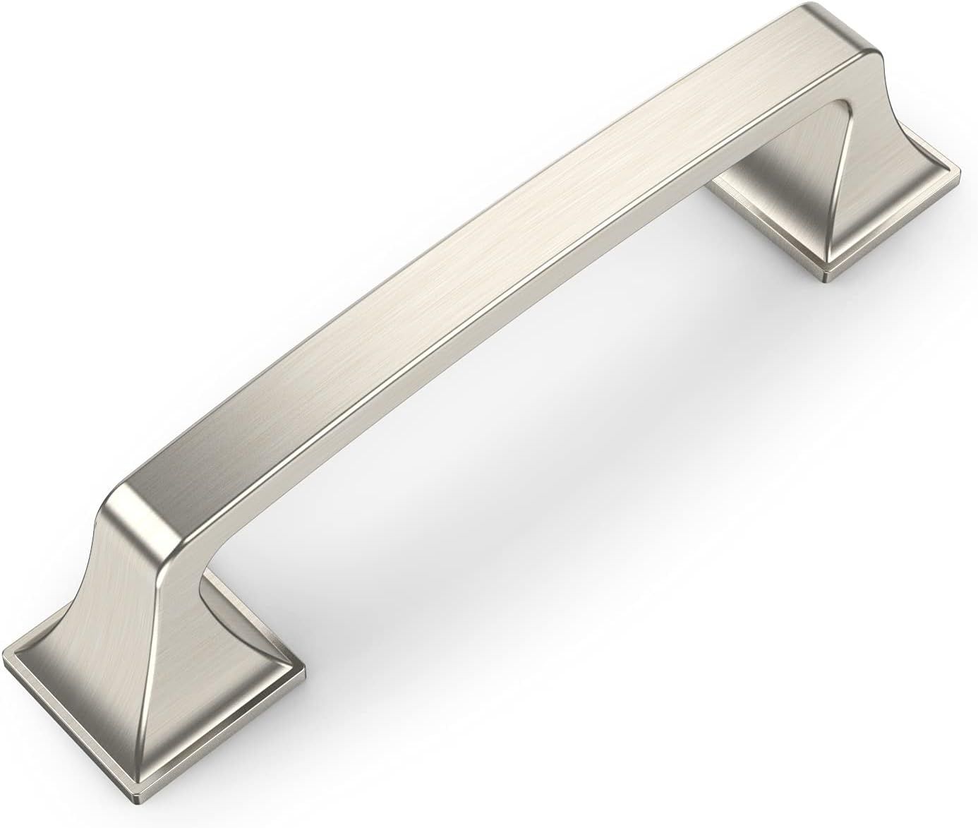 Brushed Nickel 3.75 Inch Kitchen Cabinet Pulls, 10 Pack