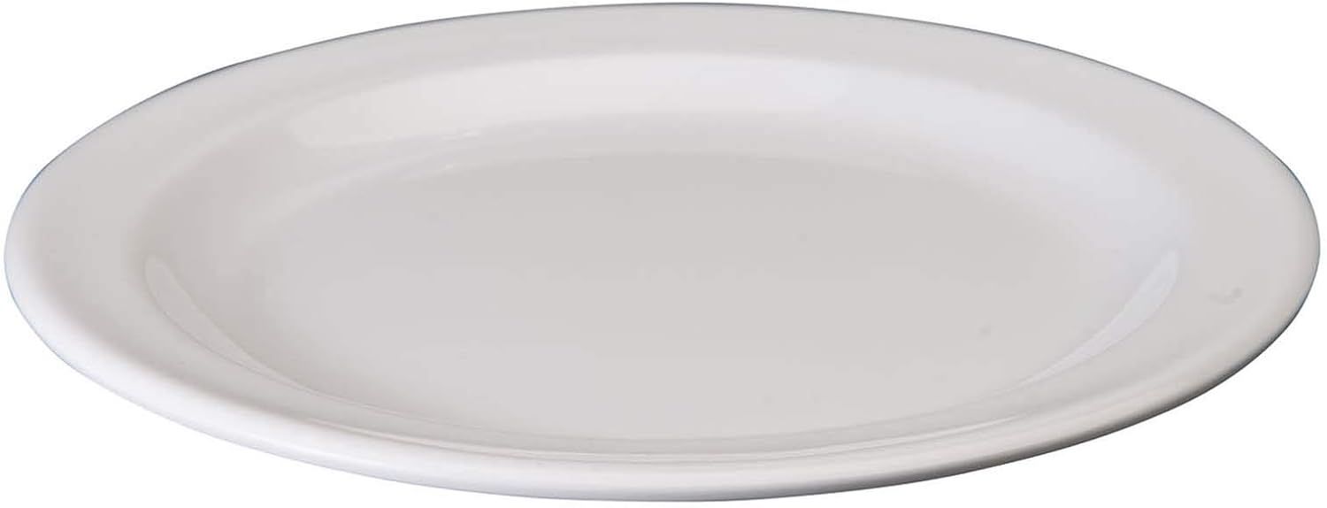 White Melamine Round 7-Inch Dessert Plate