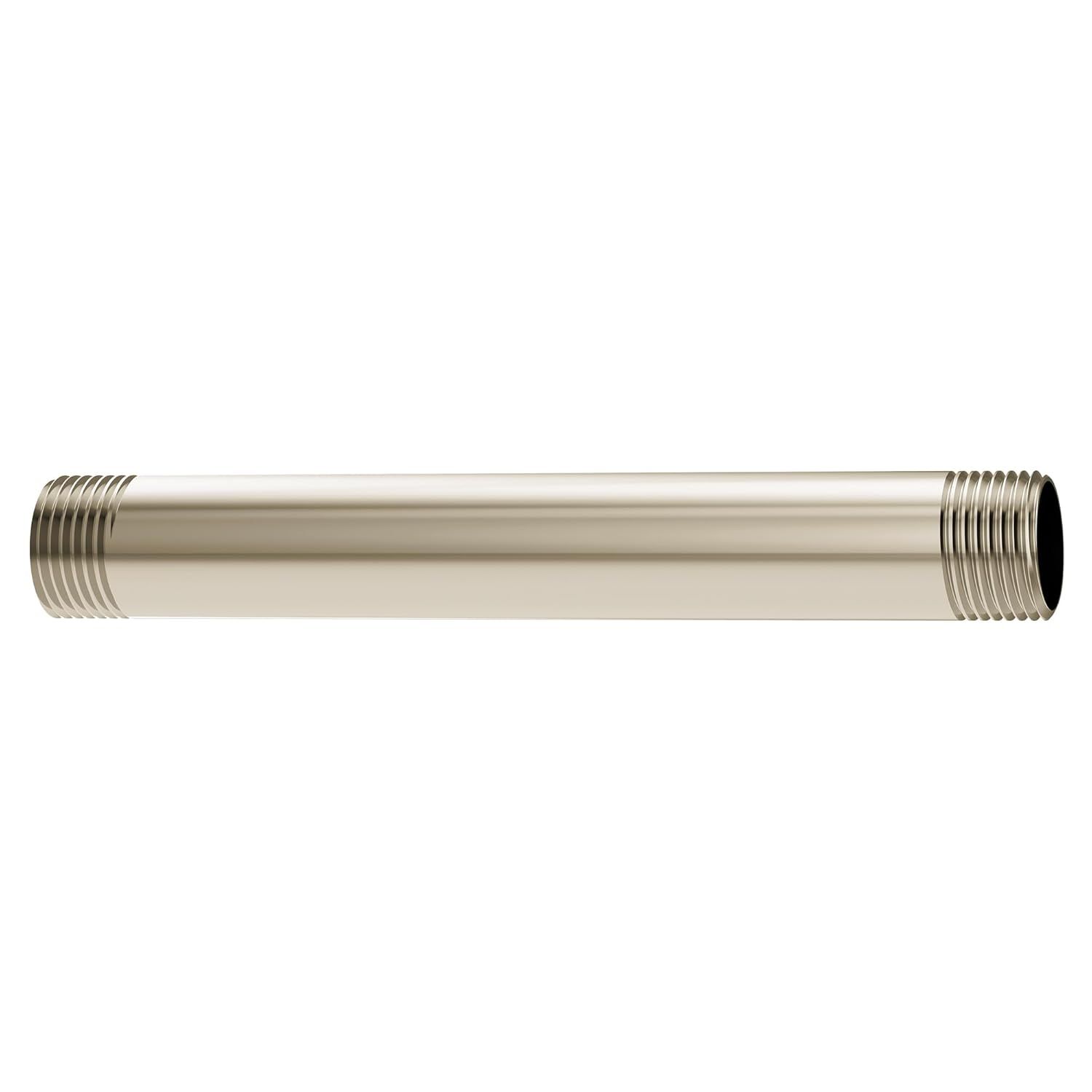 Polished Nickel 6-Inch Straight Ceiling Shower Arm
