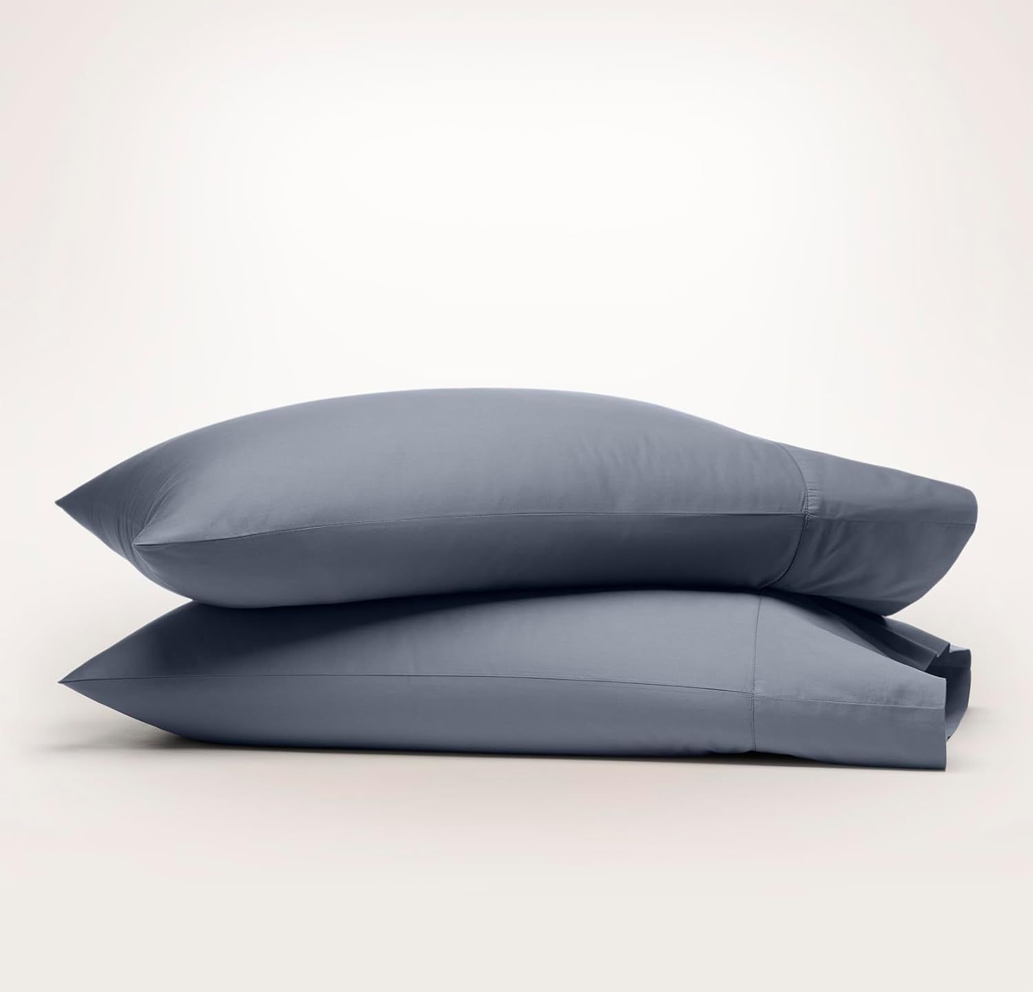 Standard Blue Organic Cotton Pillowcase Set