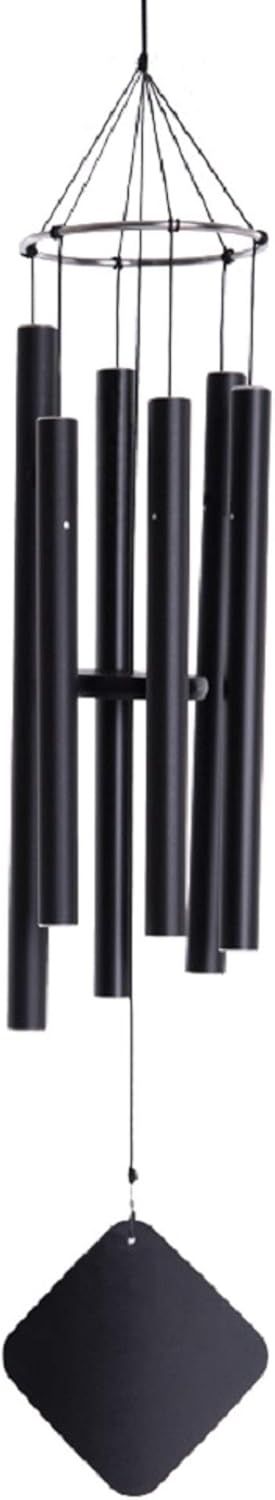 Black 30" Aluminum Balinese Soprano Wind Chime