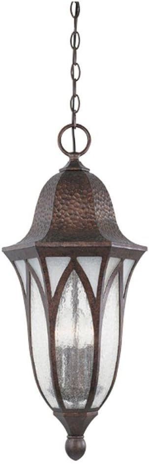 Charleston Vaulted Arch 25'' Outdoor Hanging Lantern in Burnished Antique Copper