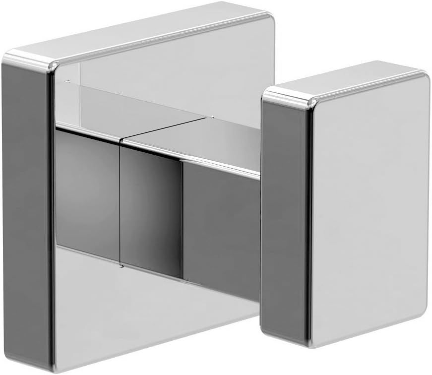 Polished Chrome Metal Duro Wall-Mounted Robe Hook