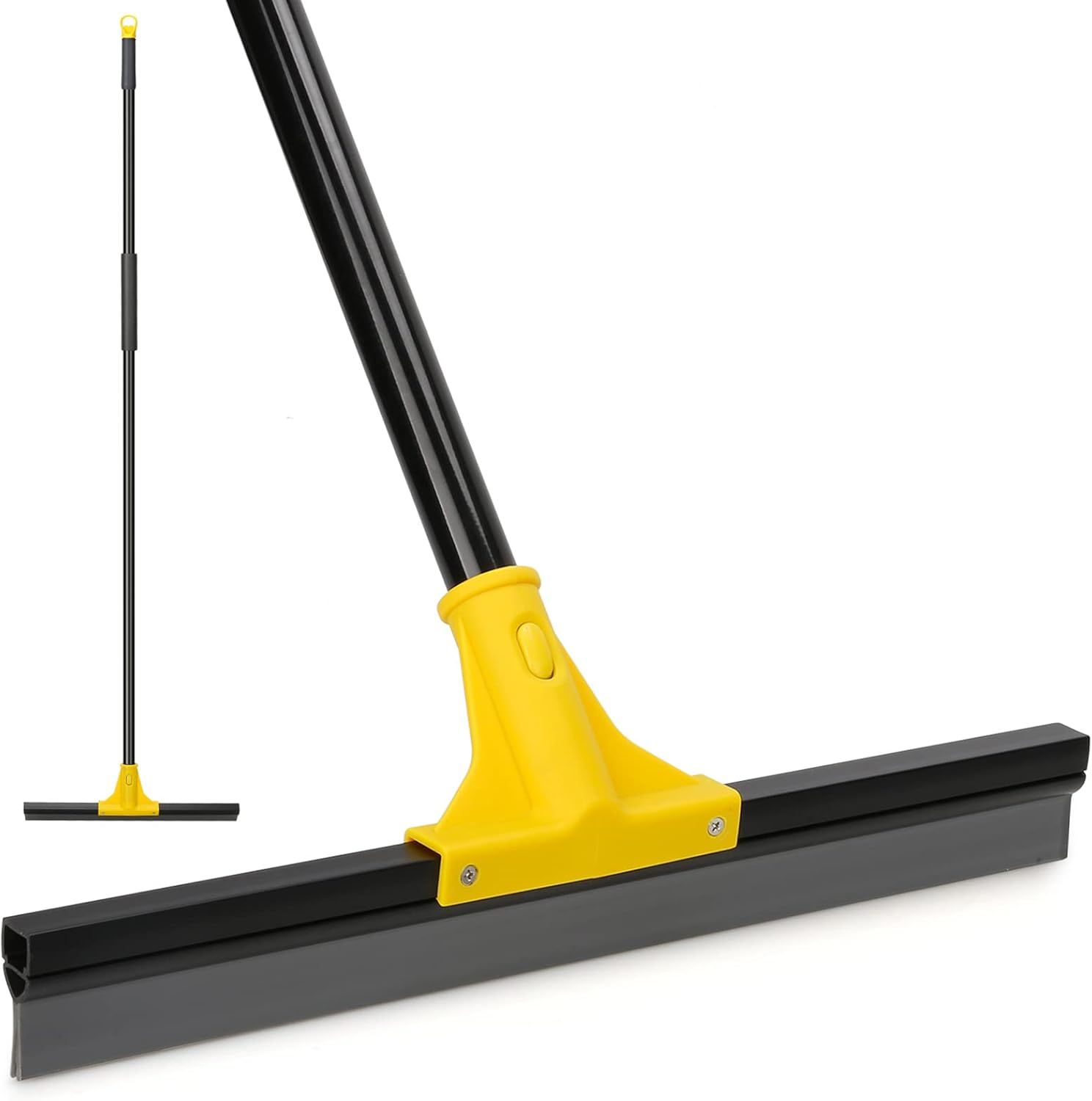 18'' Rubber Squeegee with 60'' Adjustable Alloy Steel Handle