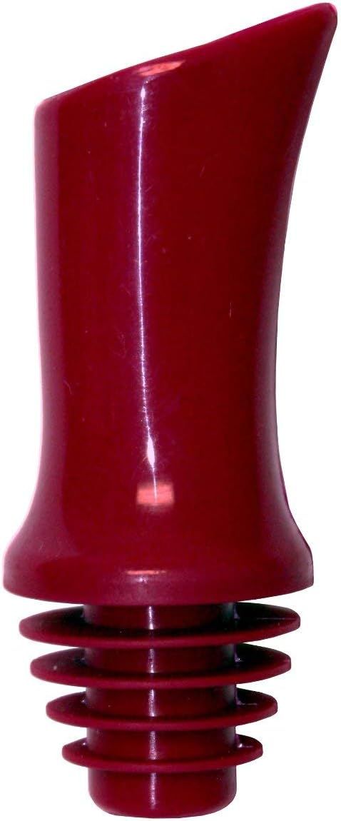 Red Self-Sealing Wine Server Pour Spout