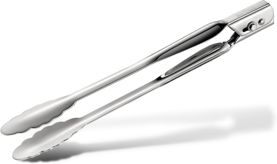 All-Clad 12" Stainless Steel Locking Kitchen Tongs