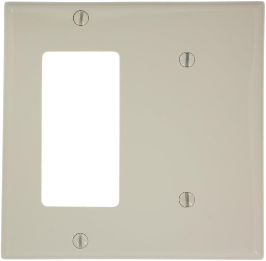 Light Almond 2-Gang Thermoplastic Nylon Wallplate