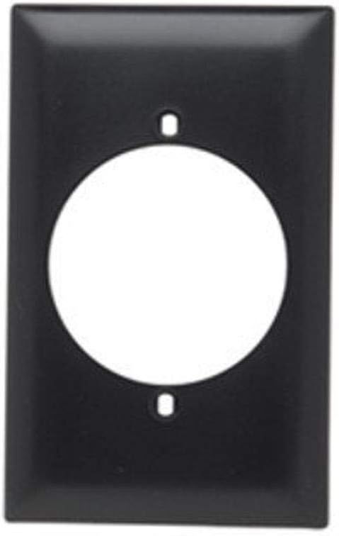 Black Matte Nylon 1-Gang Power Outlet Wall Plate