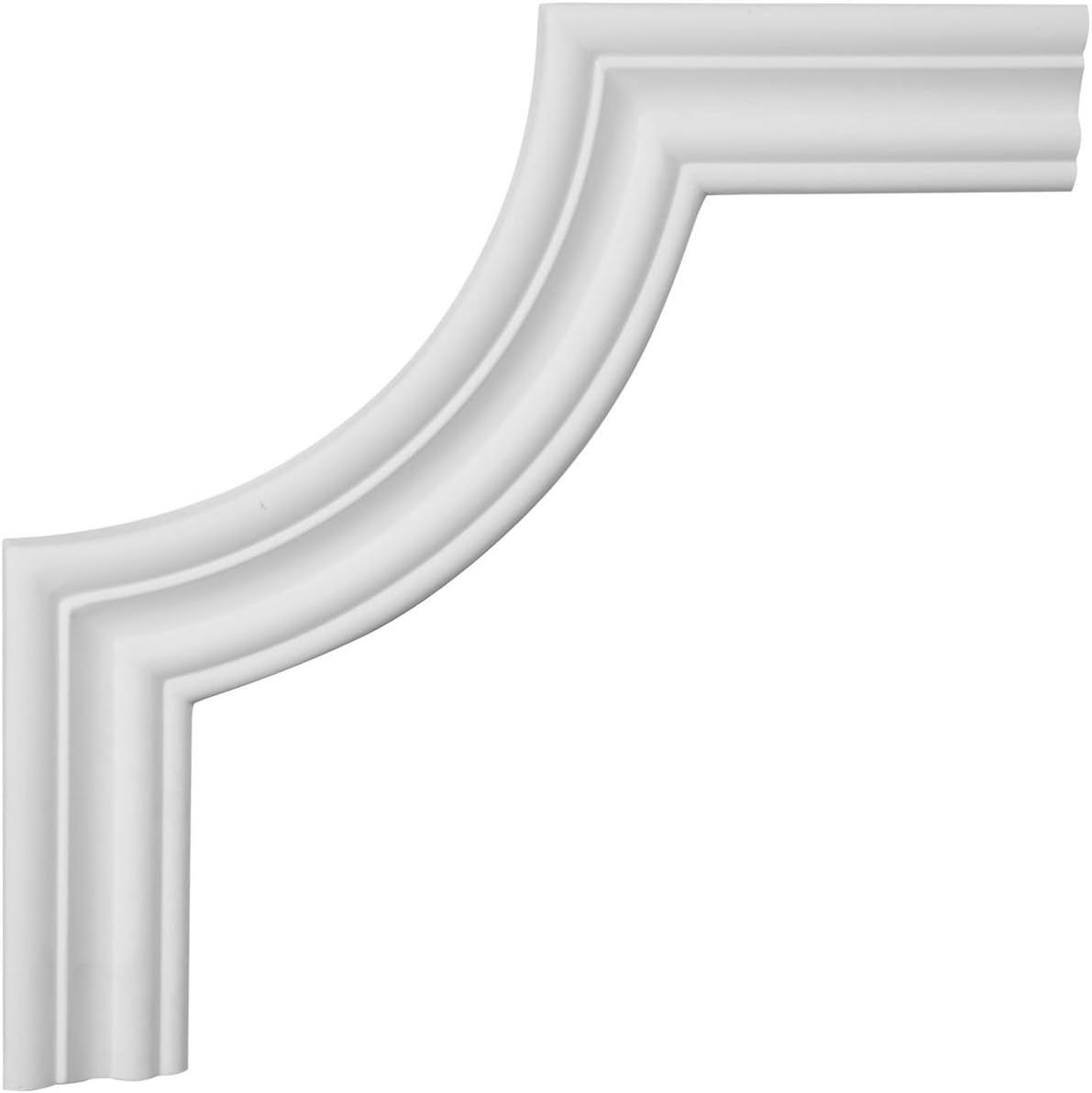 White Primed Polyurethane Oxford Corner Panel Moulding