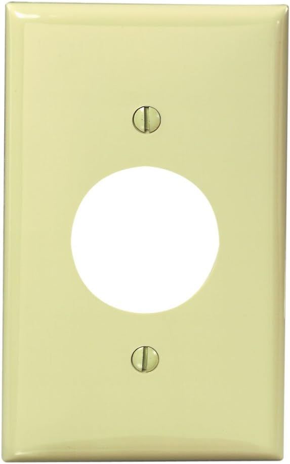 Ivory 1-Gang Nylon Outlet Wall Plate