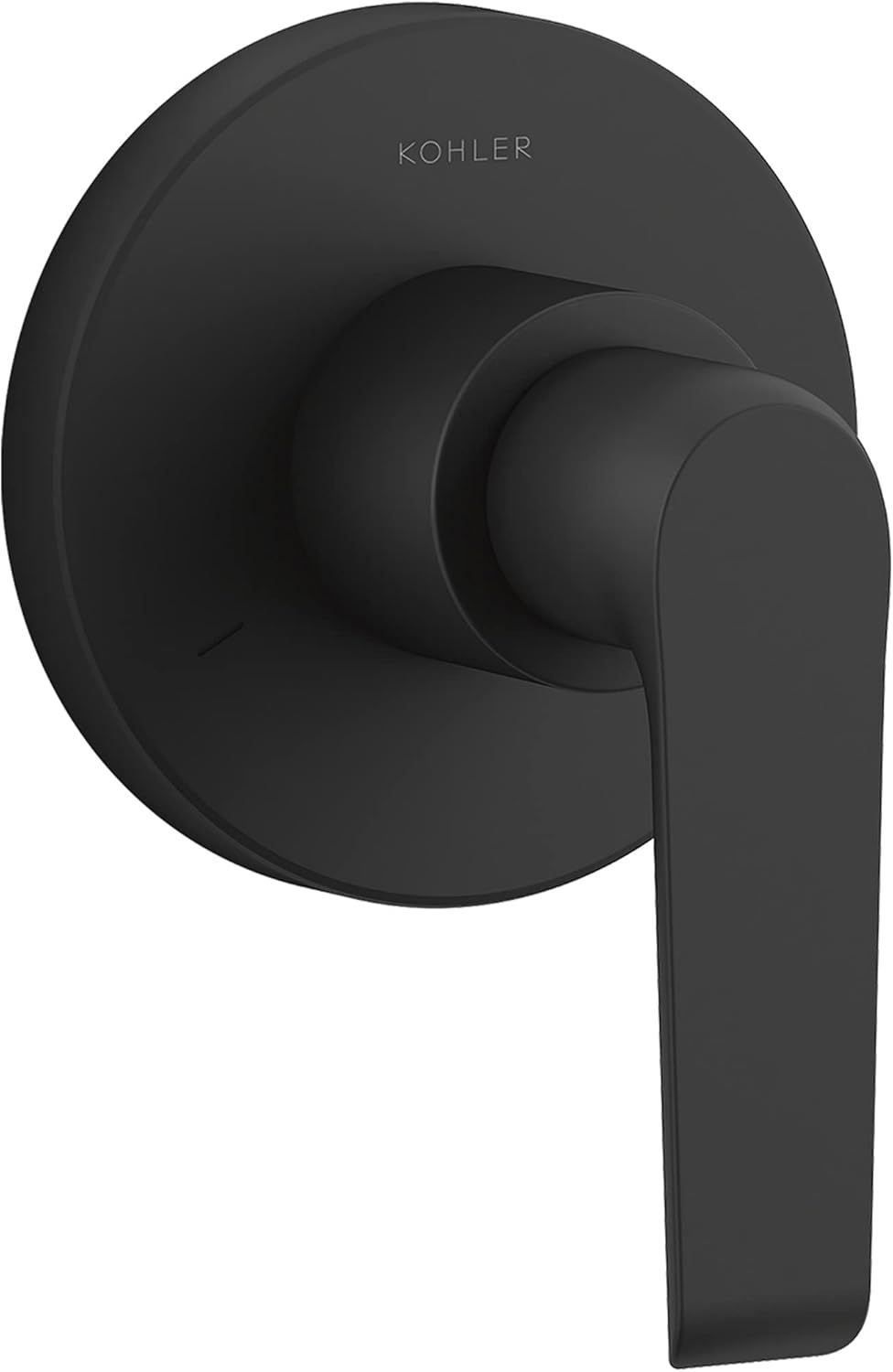 Matte Black Modern Lever Transfer Valve Trim