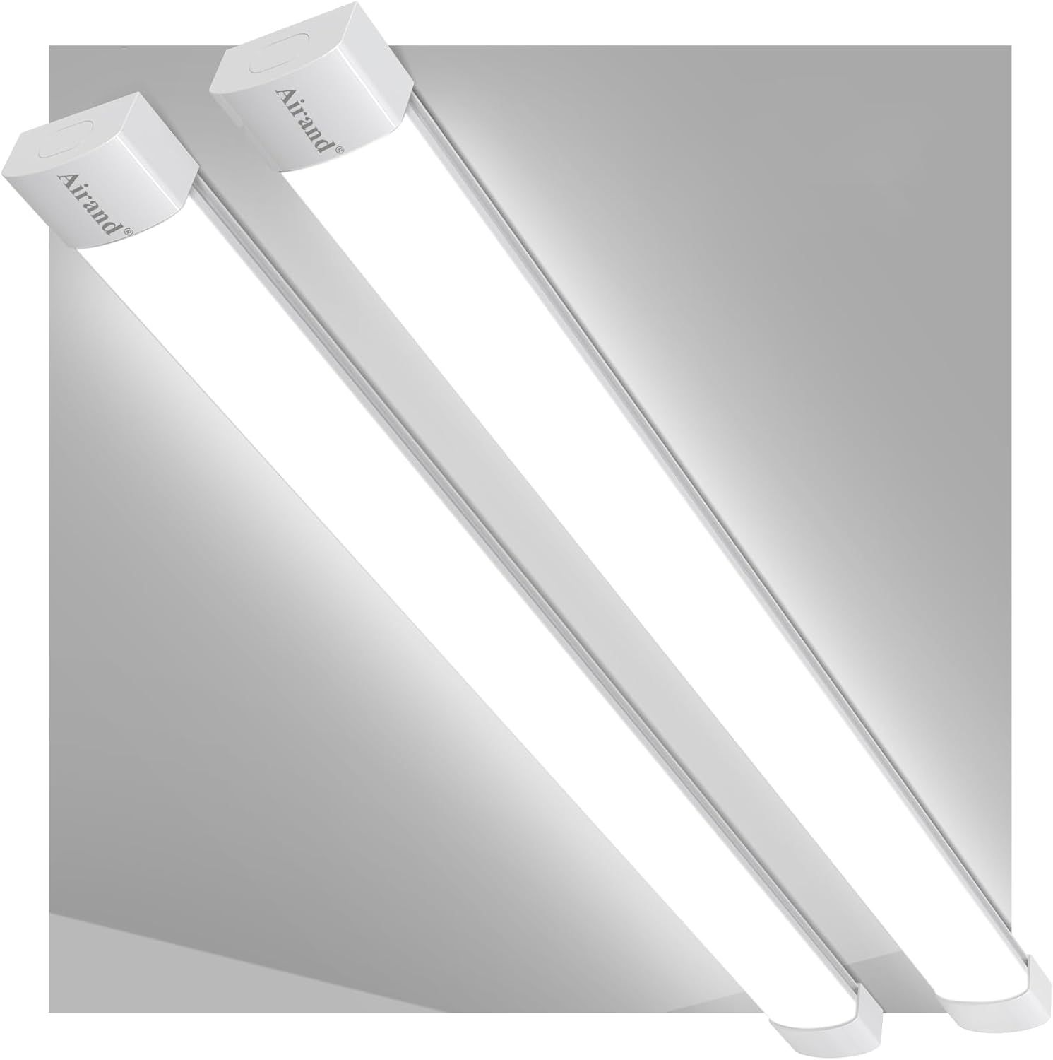 4FT White LED Ceiling Strip Light for Storage and Office