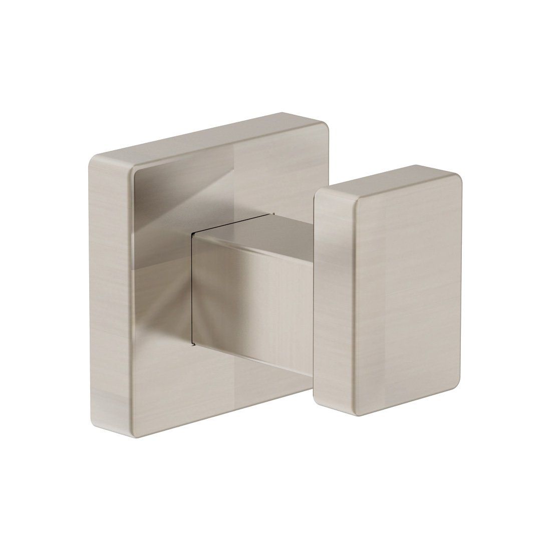 Satin Nickel Modern Wall-Mounted Robe Hook